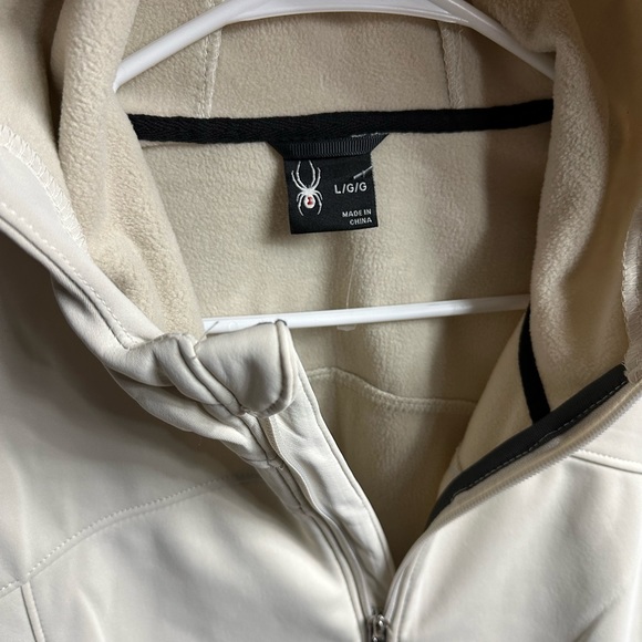 Spyder cream scuba jacket. NWT. Size L. - Picture 3 of 7